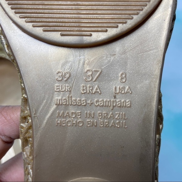 Melissa jelly gold flats - Picture 5 of 7